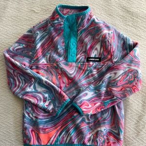 Lands End pullover fleece size 6/7 - like new!